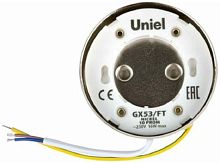 Светильник накладной Uniel GX53/FT NICKEL 10 PROM GX53 220В Никель картинка 